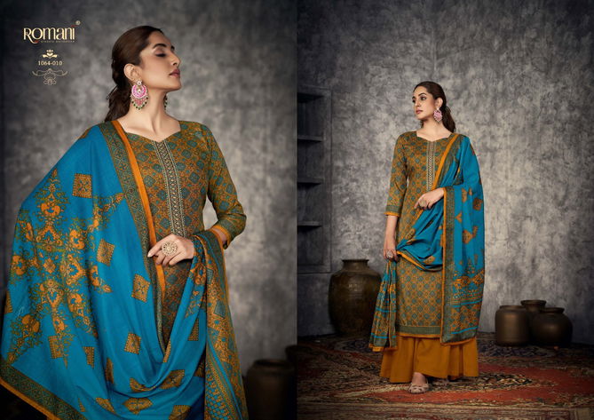 Romani Afreen Winter Wear Wholesale Pashmina Dress Collection
